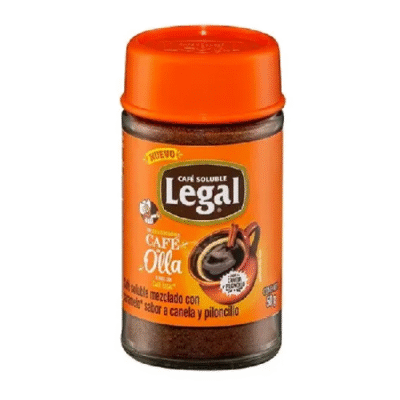 Cafe soluble olla caramelo/canela/pilon Legal 50 G