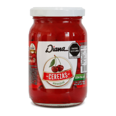 Cereza roja diana c/tallo 260 gramos