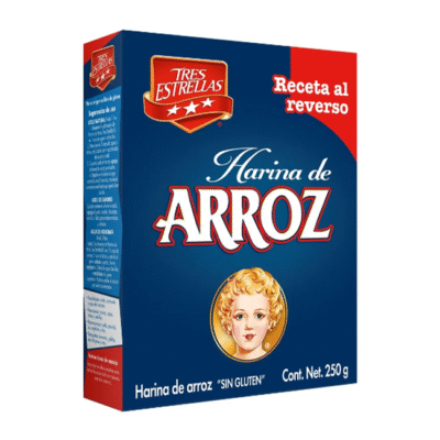 Harina De Arroz Tres Estrellas De 250 Gramos