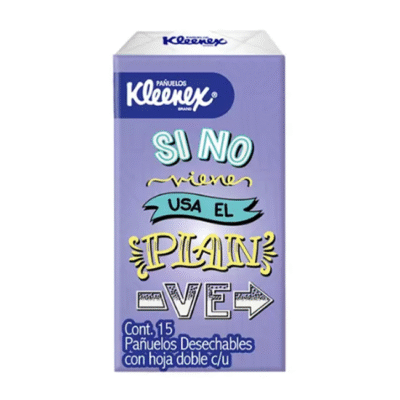 Pañuelo Kleenex bolsillo 15 piezas
