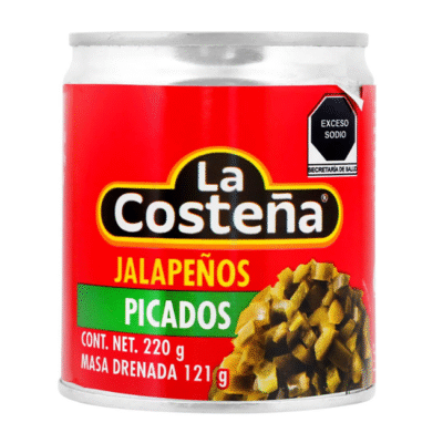Jalapeños picados La costeña 220 g