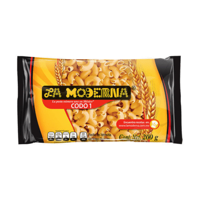 Pasta la moderna codo no. 1 200 gramos