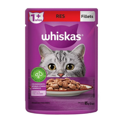 Whiskas adulto Filete de res 85 gramos